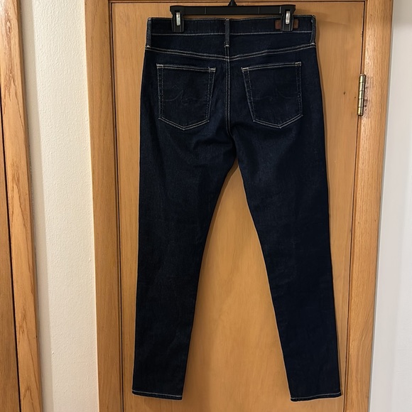 AG Adriano Goldschmied The Farrah Skinny Ankle High Rise Dark Wash Size 29 - Picture 7 of 12